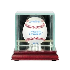 Glass Baseball Display Case UV Protected*FREE SHIPPING Made in the USA MLB - Picture 1 of 6