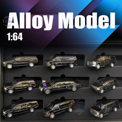 9Pcs 596 1:64 HEC President Beast Tahoe Suburban Express - Diecast Model Gift - Image 1 of 4