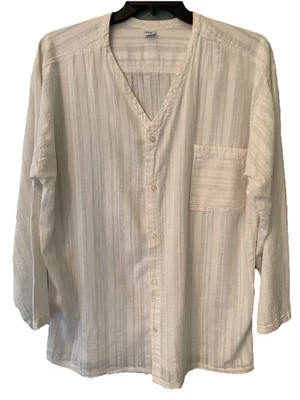 Men’s 4XL Casual Beach Summer Shirt Button Up 100%cotton Made In Greece 50”chest - Image 1 of 4