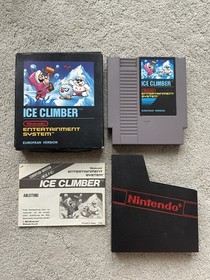 Nintendo NES OVP Spiel ICE CLIMBER Bienengr&auml;ber European Version 