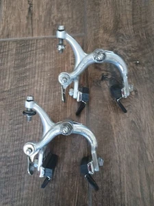 1978-82 Vintage Campagnolo Super Record Pinze Freni Brake Calipers VG - Foto 1 di 16