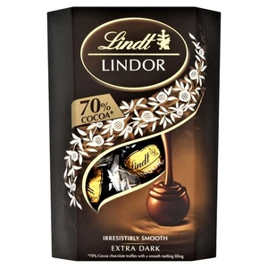 Lindt Lindor Extra Dark Chocolate Truffles 200g - Picture 1 of 4
