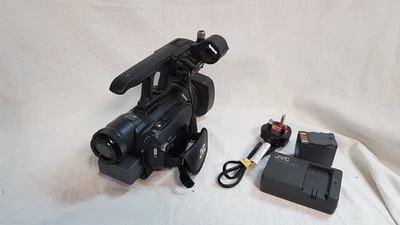 JVC GY-HM100E Professional Camera Camcorder HD Dual SD card Slot TESTED BUNDLE - Image 1 of 4