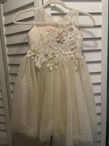 Ballerina Dress with Tulle, Beads, and Sequin /Holiday Celebration Dress - Picture 1 of 8