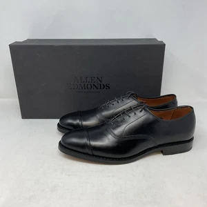 Allen Edmonds Park Avenue schwarz Leder Cap-Toe Oxford-Schuhe Herren Größe 8B - Bild 1 von 13