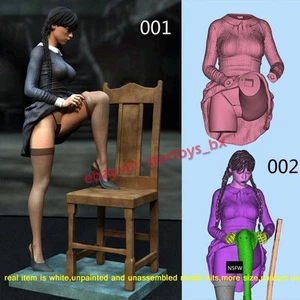 Kit Modelo Sin Pintar Adams Girl Wednesday 1/8 1/6 1/4 Impresión 3D Sin Montar 2 Ver. - Imagen 1 de 3