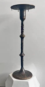 Vintage Kerzenständer aus gehämmerter Bronze - Brutalist - Bild 1 von 6