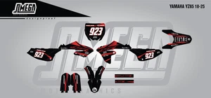 METALLIC RED Decal Graphic Sticker Kit for Yamaha YZ65 2018 - 2025 - Picture 1 of 1
