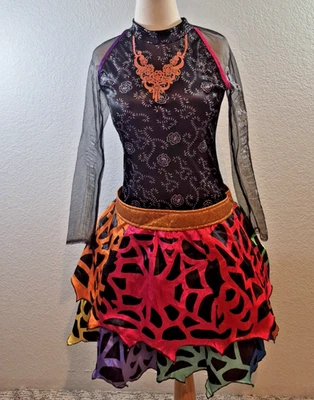 MONSTER HIGH Skelita Calaveras Niñas Vestido Disfraz Halloween Niño Talla XL 14 16 Foto 1 de 4