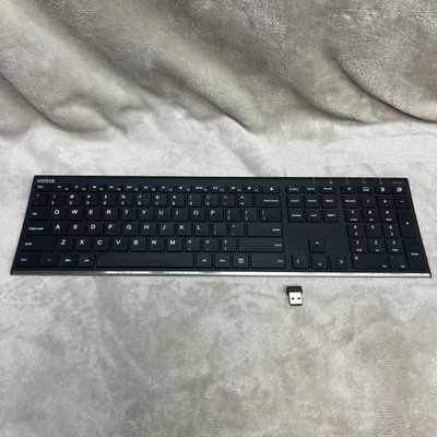 Arteck HW192 2.4G Wireless Full Size Keyboard Ultra Compact Slim - With Receiver - Image 1 of 4
