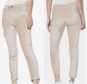 Neu mit Etikett We The Free Größe 30 x 26 süße Jane Samt Skinny Fit Knöchel champagnerfarbene Jeans - Bild 1 von 8
