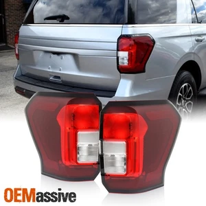 For 2022-2024 Ford Expedition Timberline Halogen Type Red Smoke Tail Lights Pair - Picture 1 of 6