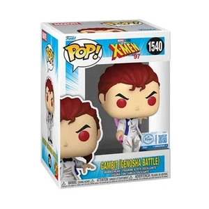 Gambit Genosha Battle Funko Pop #1540 | EE Exclusive & PopShield Protector - Picture 1 of 2