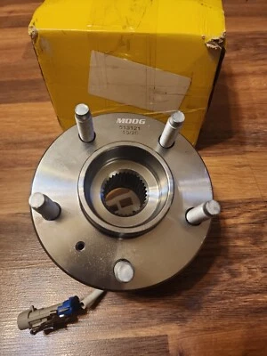 Conjunto de buje de rueda delantera Moog-513121 para Cadillac DeVille 1997-2001 5 tacos Foto 1 de 3