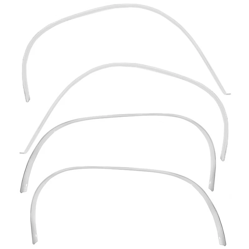1967 El Camino Wheel Well Opening Trim Moldings 4 PCS Set Front+Rear+Right+Left Foto 1 de 1