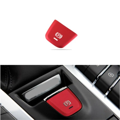 Car Electric Parking Handbrake Button Cover Trim Fit For Porsche Macan 2014-2021 - Image 1 of 4