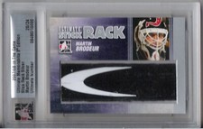 2007-08 ITG Ultimate Memorabilia Stick Rack Silver Martin Brodeur #20/24