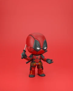 Marvel Deadpool Chibut Unpainted resin model kit (approx 72 mm) - Picture 1 of 3