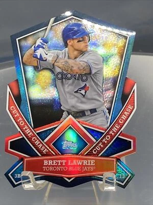 Brett Lawrie 2013 topps card#ctc-13 die cut cut to the chase - Image 1 of 4