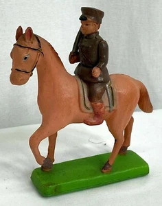 Vintage US Army Cavalry Soldier Cellulliod Toy Figure - Picture 1 of 3