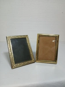 Two Gold Medal 5x7 Picture Frames - Picture 1 of 9