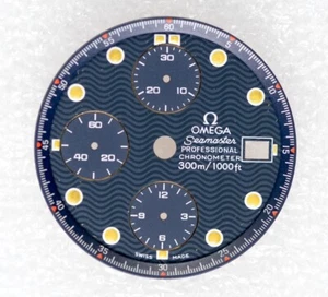 Omega Seamaster Chronograph Patina Zifferblatt Dunkelblau 30,5 mm - Bild 1 von 2