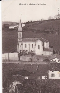 CPA BEHOBIE L' EGLISE ET LE FRONTON - Bild 1 von 1