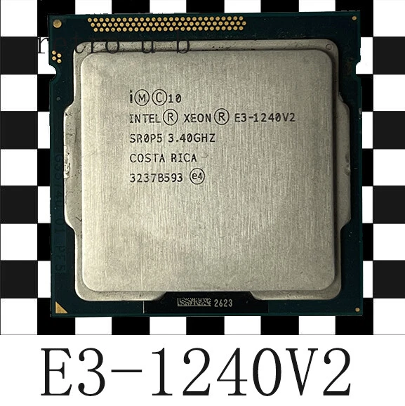 Intel Xeon E3-1240 V2 LGA1155 8M Cache 3.40 GHz SR0P5 CPU Processor 1240V2 - Image 1 of 1
