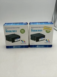 Dataproducts Inkjet Cartridges HP 950X/951 Black/C/Y/M Compatible Set Of 2 - New - Picture 1 of 6