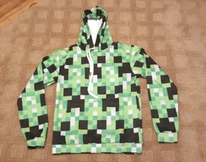 Minecraft Creeper Character Pullover Hoodie Youth X Large NWT Lightweight Fabric - Picture 1 of 5