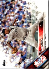 2016 Topps Holiday Baseball CC Sabathia #HMW5 New York Yankees