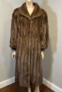 Long Vintage Fur Coat By Erika Schon  - Picture 1 of 12