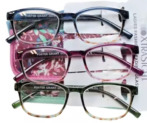 XtraSight by Foster Grant Reading Glasses Misha (3 Pack) - Picture 1 of 1