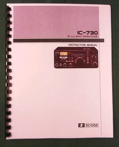 Icom IC-730 Instruction manual - Premium Card Stock Covers & 32 LB Paper! - Picture 1 of 1