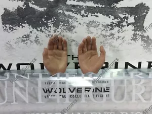 Hot Toys MMS220 X-MA Wolverine Logan Jackman 1/6 action figure's 2 open hands - Picture 1 of 5