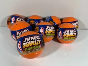 (8) NBA Jumbo Squeezy Surprise! Giant Capsule Squeezymates NBA Jumbo Foam Figure - Picture 1 of 3