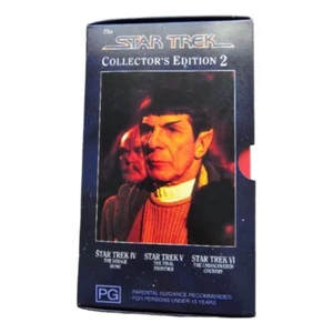 Star Trek Collectors Edition 2 VHS Tape Bundle x3  - Picture 1 of 3