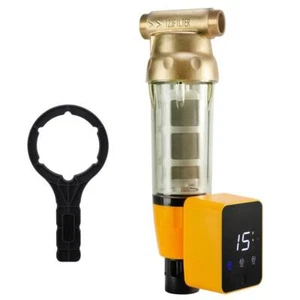 Ispring Whole House Water Filter 4"Hx13.8"Wx5"D Programmable 1-Stage 100-Micron - Picture 1 of 3