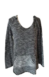 Calvin Klein Top Med Performance Quick Dry Hoodie Kangaroo Pocket Black Pullover - Picture 1 of 11