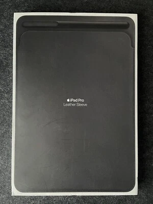 Apple SLEEVE Cover ORIGINALE in pelle (per iPad Pro 10,5") - NERO - Immagine 1 di 3