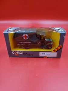 CORGI 1/43 1929 THORNYCROFT 923 ARMY FIELD AMBULANCE - Picture 1 of 9