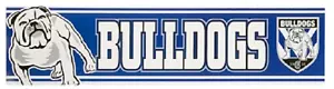 Canterbury Bulldogs Official NRL Team Logo Bumper Sticker 30.5cm x 7.5cm - Picture 1 of 1
