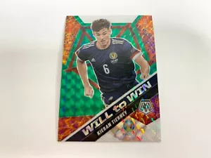 Kieran Tierney Will To Win Green Mosaic Euro Panini Prizm 2021 Soccer Card # 17 - Bild 1 von 3