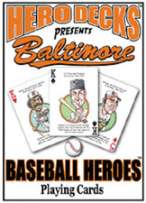 Baltimore Orioles Baseball Heroes Original Hero Deck Playing Cards Fan Gift MLB