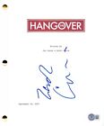 Zach Galifianakis signé The Hangover script complet autographe authentique Beckett
