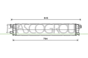 Radiador De Refrigeración Del Motor PRASCO Para AUDI A6 C7 - Imagen 1 de 1