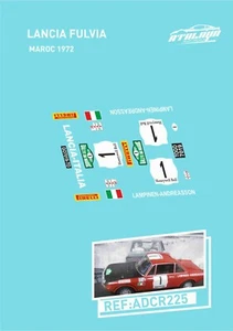 CALCAS LANCIA FULVIA MAROC 1972 - Imagen 1 de 1