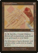 Crystal Chimes Urza's Saga NM Artifact Uncommon MAGIC GATHERING CARD ABUGames