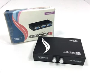MT-VIKI 2Port VGA Switch Widescreen 1920x1440 Neu Open Box unbenutzt - Bild 1 von 8