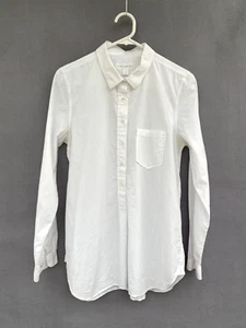 ☘️ Womens Trenery 3/4 Button Shirt Business Career Blouse Top White Size S - Picture 1 of 5